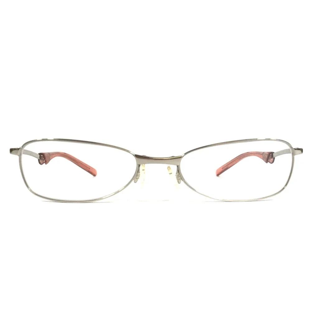 Prada Eyeglasses Frames VPR76C 9AC-4L1 Silver Collapsible Folding 53-18-145
